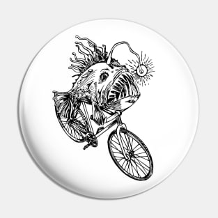 SEEMBO Anglerfish Cycling Bicycle Bicycling Cyclist Biking Pin