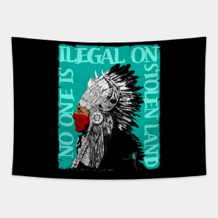 No one is ilegal Tapestry