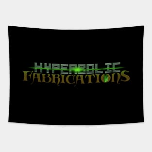 Hyperbolic Fabrications science & sorcery logo Tapestry