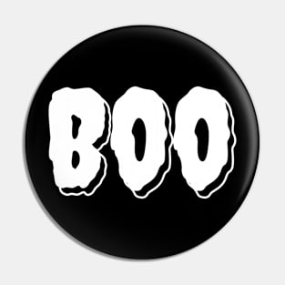 Boo Halloween Design Pin