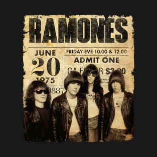 RAMONES 1975 T-Shirt