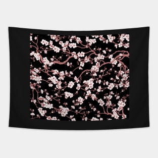 Sakura (Black and pink) Tapestry