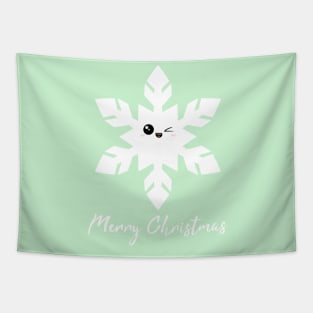 Winky Snowflake Tapestry