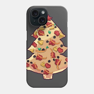 Pizza Christmas Tree Phone Case