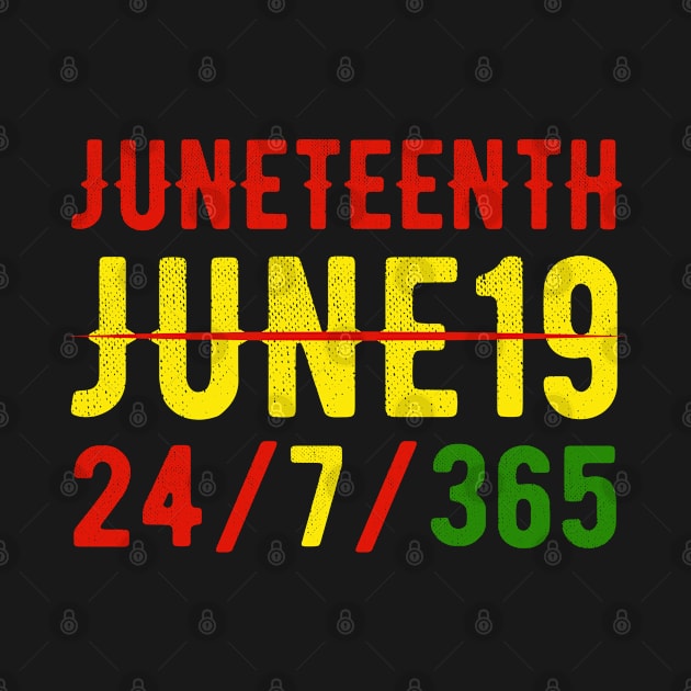 Juneteenth June 19, 1865, African American Melanin Black by Magic Arts