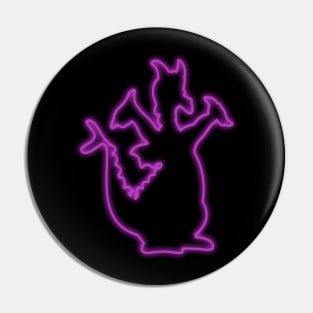 Neon Figment Pin