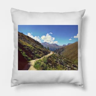 Hiking in Switzerland Pillow