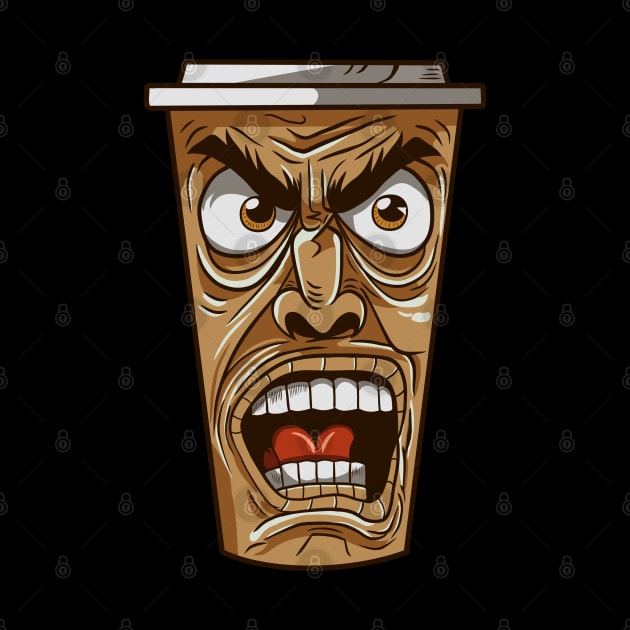 Angry Coffee Mug by micho2591