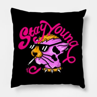 Stay Young Merch Pillow