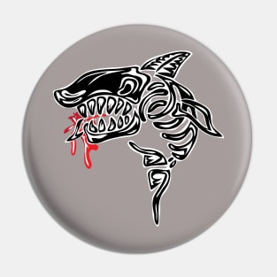 Shark Skull Pin