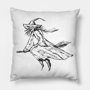 Old witch Pillow