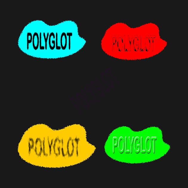 Polyglot, multilingal person gift by VISUALIZED INSPIRATION