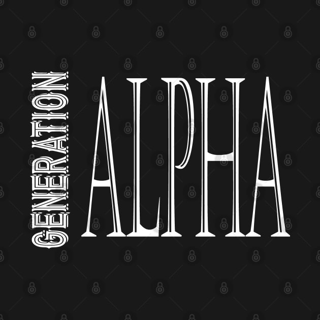 Generation Alpha Gen Alpha by Mindseye222