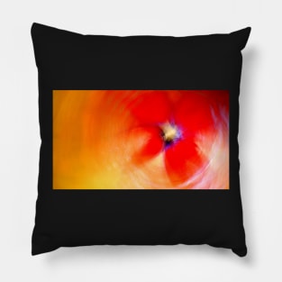 Bright Orange Sneaker Flower Pillow