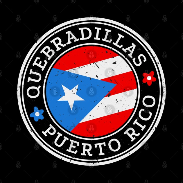 Quebradillas Puerto Rico Puerto Rican Pride Flag by hudoshians and rixxi