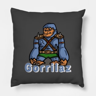 Gorilla Monster Warrior Pillow