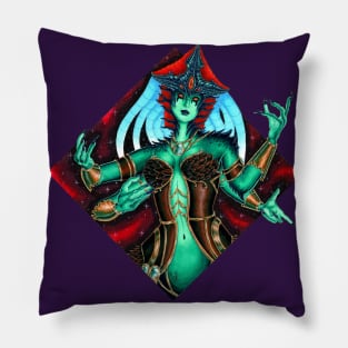 Queen Azshara Portrait Pillow