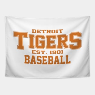 Tigers Detroit Baseball Tapestry