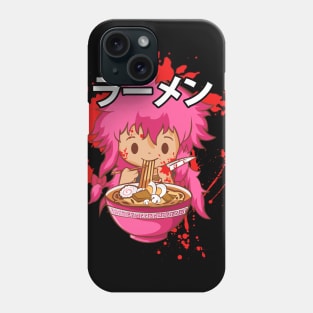 Future Diary Anime Ramen Mukbang T-shirt Phone Case