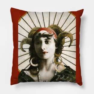 Vintage Sorceress Pillow