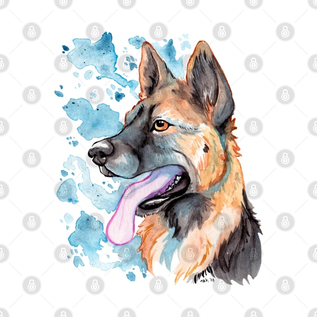 German Shepherd Dog by TaksArt