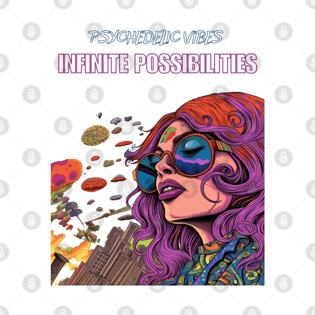 Psychedelic Vibes Infinite Possibilities by FrogandFog
