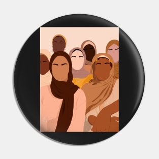 Hijabi Women Pin