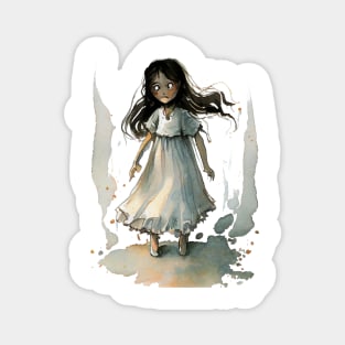 Cute Horror Icon La Llorona Magnet