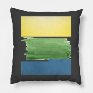 Summer Love Colorful Abstract Pillow