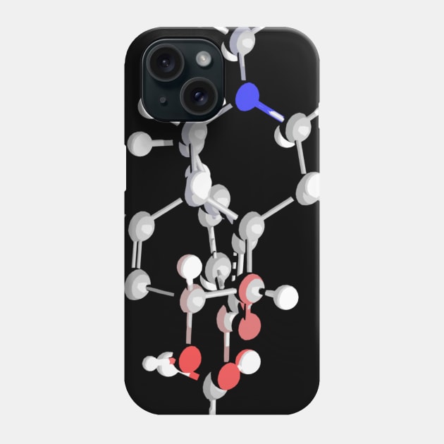 Codeine Molecule Phone Case by ChemECool