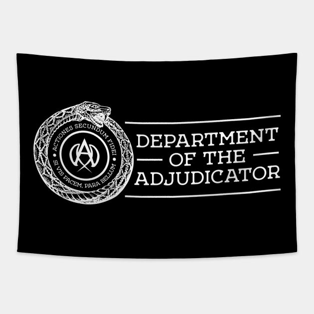 Department of the Adjudicator Tapestry by Nazonian