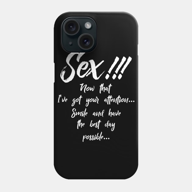 SEX Phone Case by Dojaja