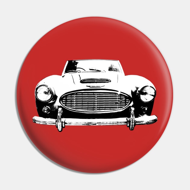 Austin Healey 3000 1960s British classic car monoblock black and white Pin by soitwouldseem