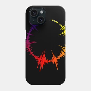 sound wave graphic audiology ear doctor Phone Case