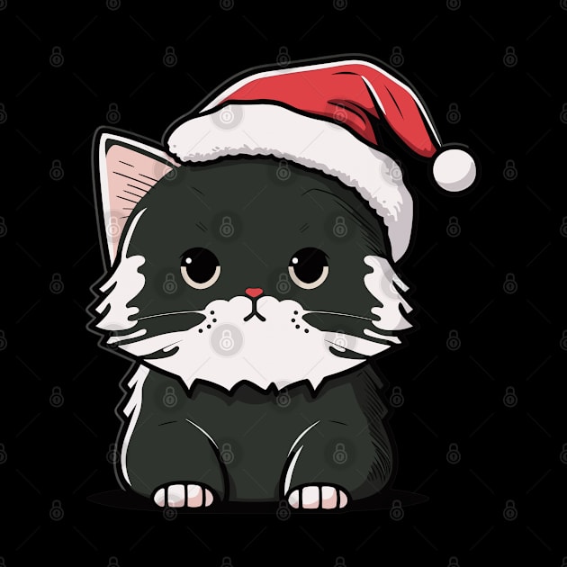 Cute Ugly Christmas Cat Gift Funny Cat Christmas by KsuAnn