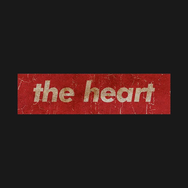 THE HEART - SIMPLE RED VINTAGE by GLOBALARTWORD