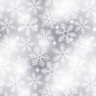 Snowflakes and lights Magnet