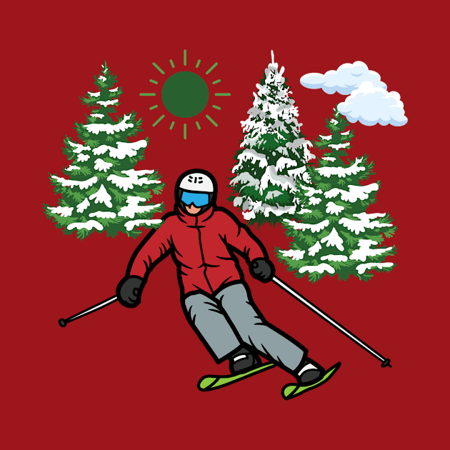 Skiing by AndreeaDesigns