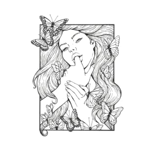 Seductive Butterfly Nymph T-Shirt