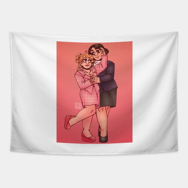 Legally Married Tapestry by paperstarzz