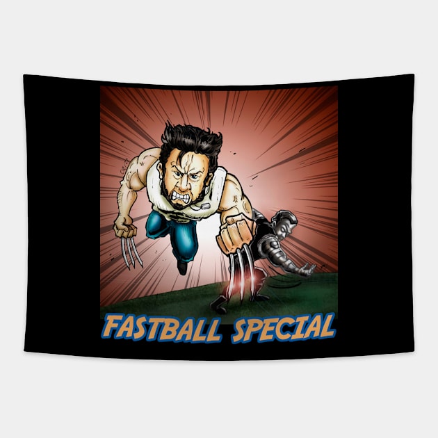 Fastball special Tapestry by CIZDIBUJOS