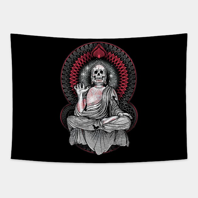 Archi Skull Lost Forever Tapestry by AsafSlook