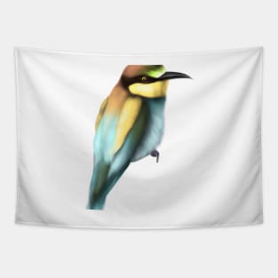 Cute Bee-Eater Drawing Tapestry