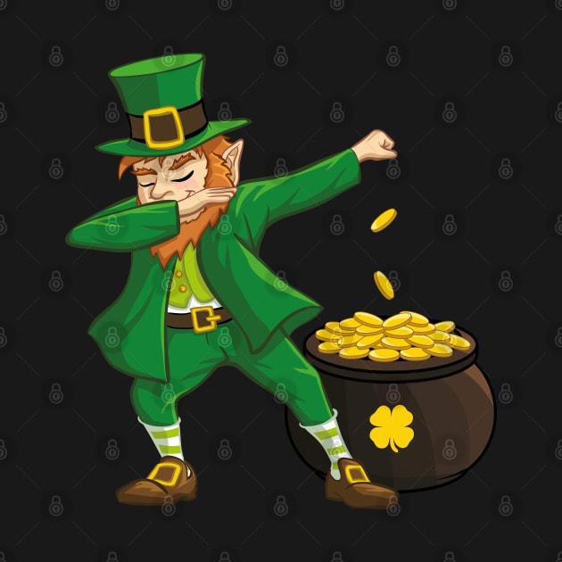 Dabbing Leprechaun St. Patricks Day by trendingoriginals