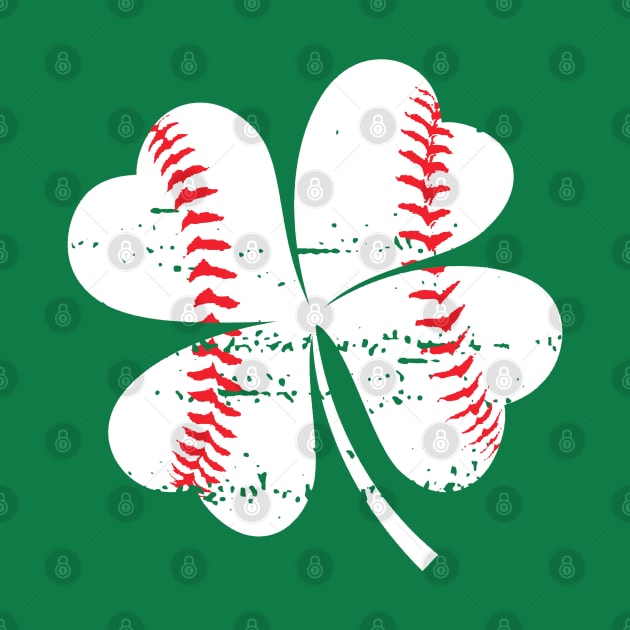 Lucky Baseball St Patricks Day Gift Men Catcher Shamrock by MasliankaStepan