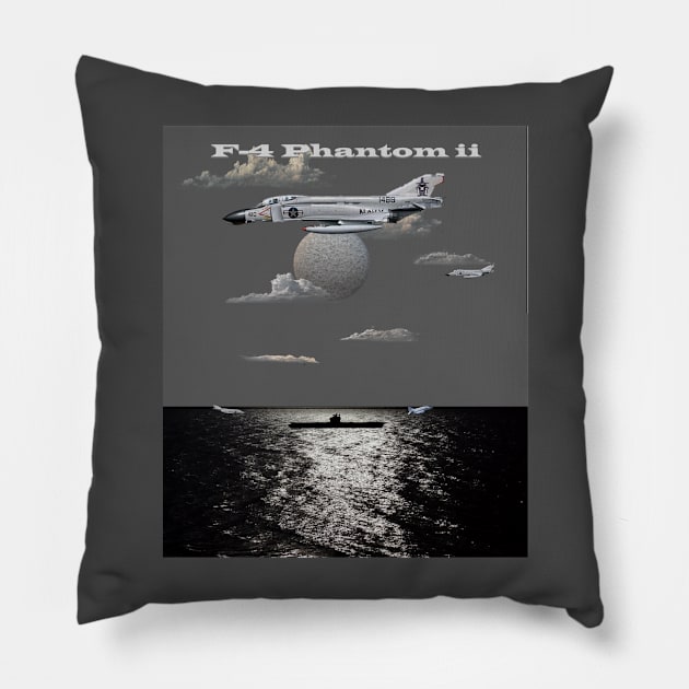 F-4 Phantom II Pillow by Airdale Navy