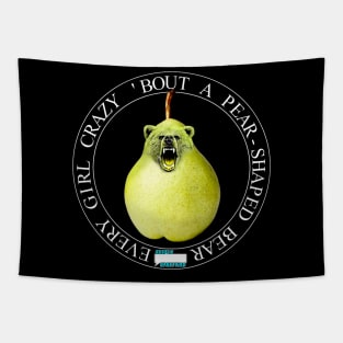 Pear-Shaped Bear Tapestry