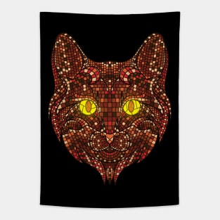 Cat Mosaic Tapestry