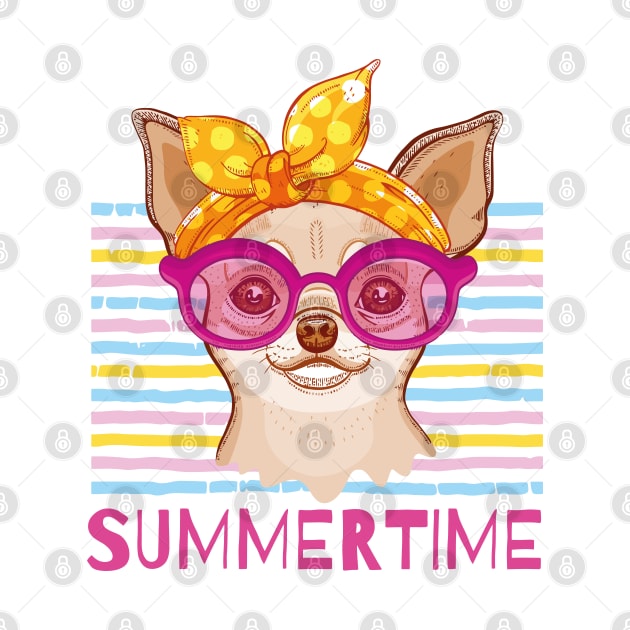 Chihuahua Summer time by ToufikDesign