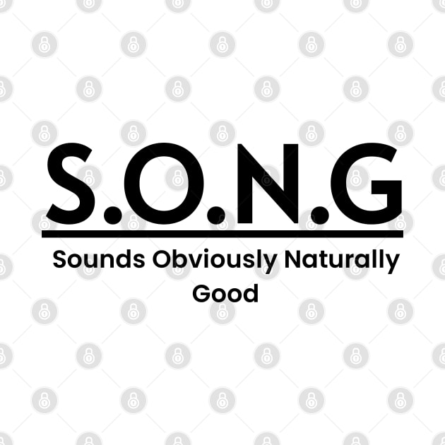 SONG Meaning Word Art Minimalist Design by PANGANDOY